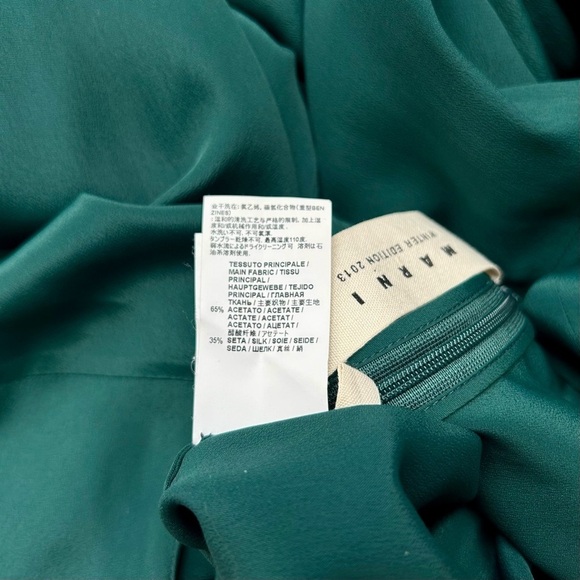 Marni Green Long Sleeve Dress - Picture 11 of 11